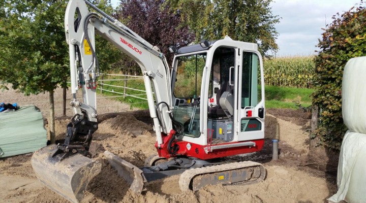 takeuchi graafmachine niestijl