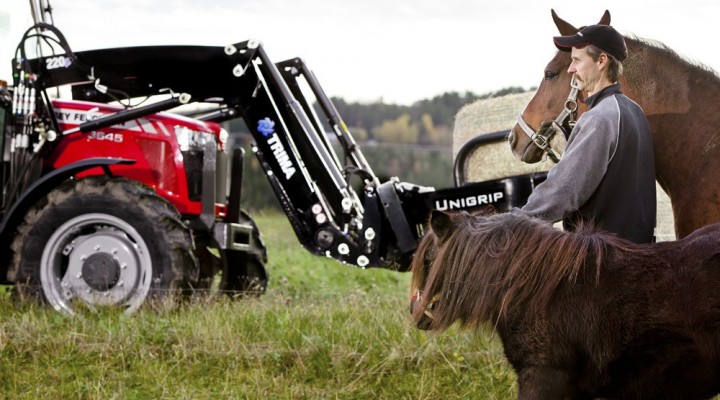 trima voorlader paardenhouderij